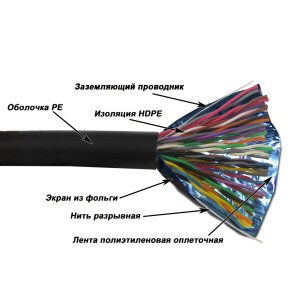 NewMax FTP cable, copper, 25 pairs, 25AWG, category 5e, PE, black, 305 meters